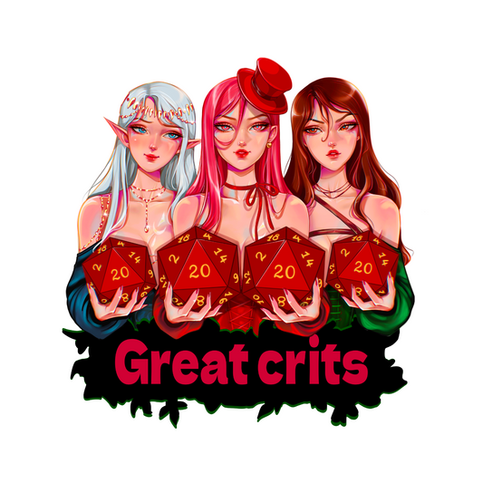 Great Crits 3" Sticker